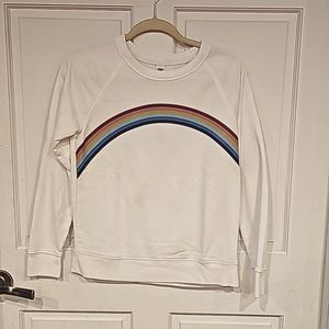 Rainbow sweat shirt light weight